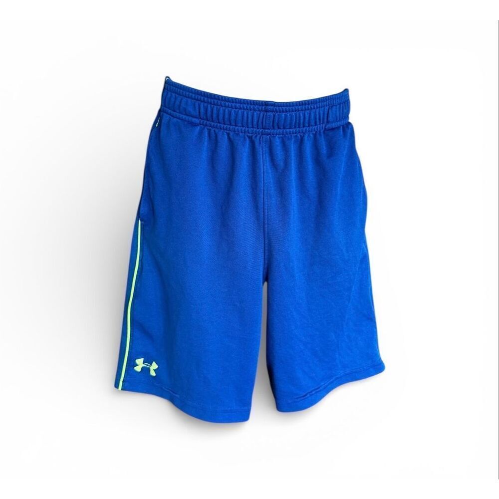 Youth Boys Under Armour Dri-Fit Logo Athletic Shorts - Sz 7